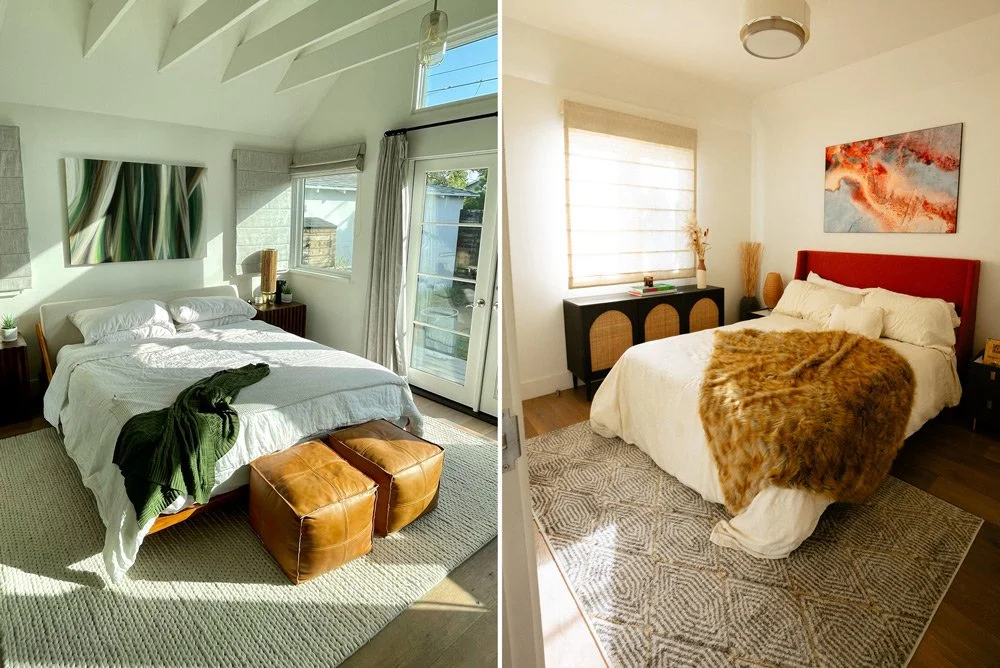 Beautiful clean bedrooms available to rent for photoshoots